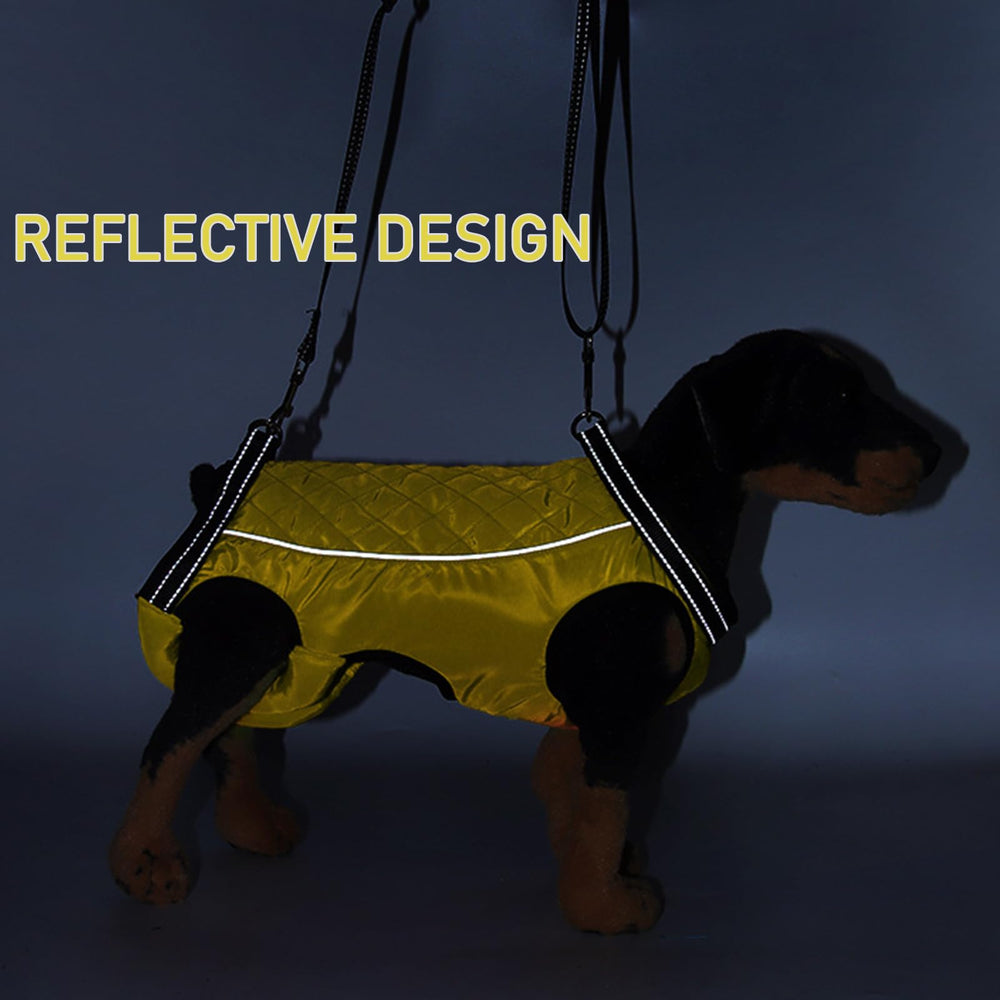 JUOMIIEL dog lift harness washable mesh inner