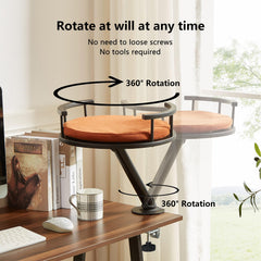 JuoPool cat desk bed 360-degree rotation adapts to your setup and needs.