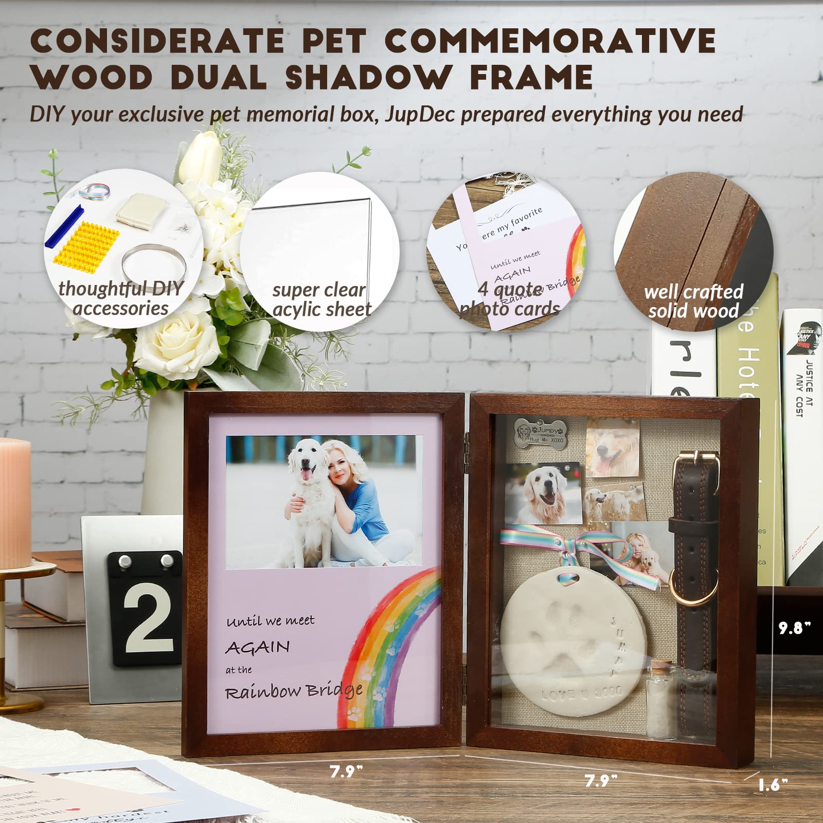 JupDec paw print kit helps capture a lasting impression for remembrance.