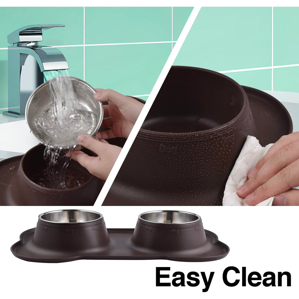 Juqiboom 28oz bowls offer ample portions for medium pets.