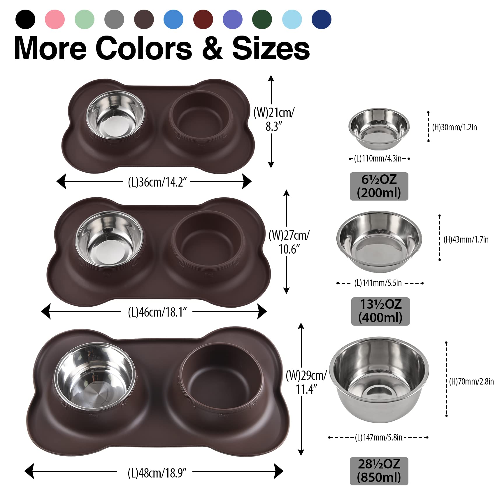 Juqiboom dishwasher-safe bowls and mat for quick cleanup.