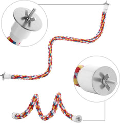 Jusney Connecting Cage Perch Attachment enables quick, secure cage customization.