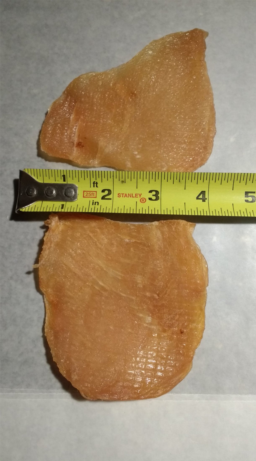 Just Jerky Treats dehydration close-up highlights chewy texture from gentle drying