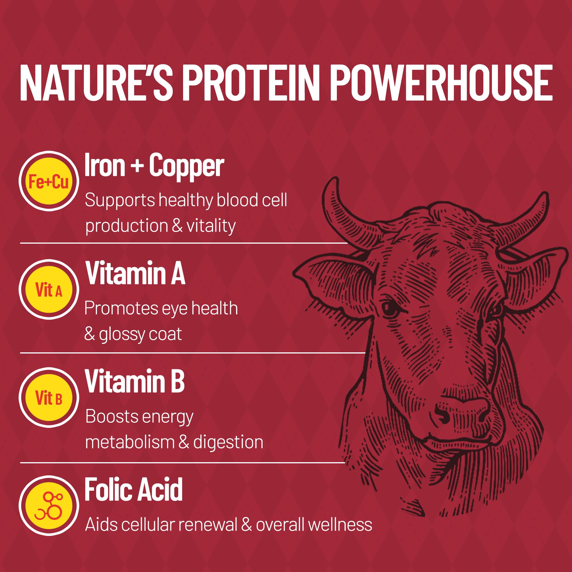 Just Try Crunchy Freeze Dried Liver texture with a satisfying bite.