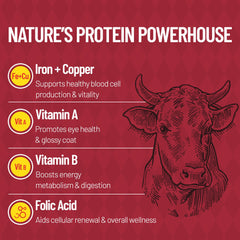 Just Try Crunchy Freeze Dried Liver texture with a satisfying bite.