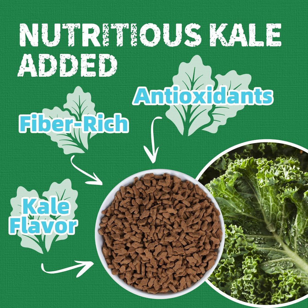 Just Try kale spinach cat treats cat nibbling during play