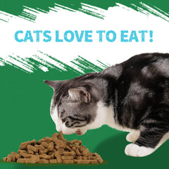 Just Try kale spinach cat treats low-calorie label highlights portion-friendly snack