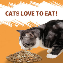 Just Try Krill & Chicken Cat Treats omega-3 boost visual