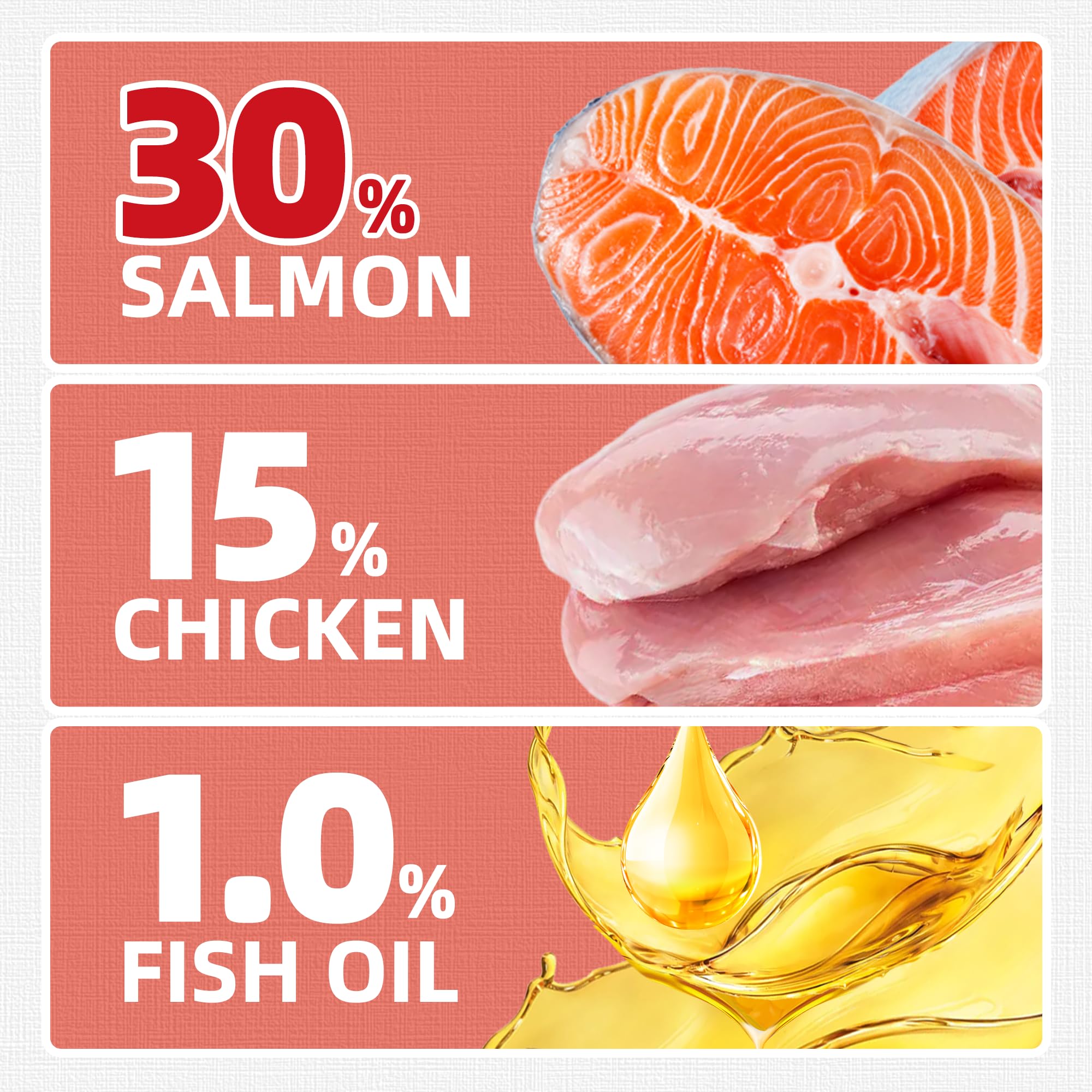 Just Try Salmon Cat Treats crunchy biscuits highlight texture ideal for dental-friendly snacking.