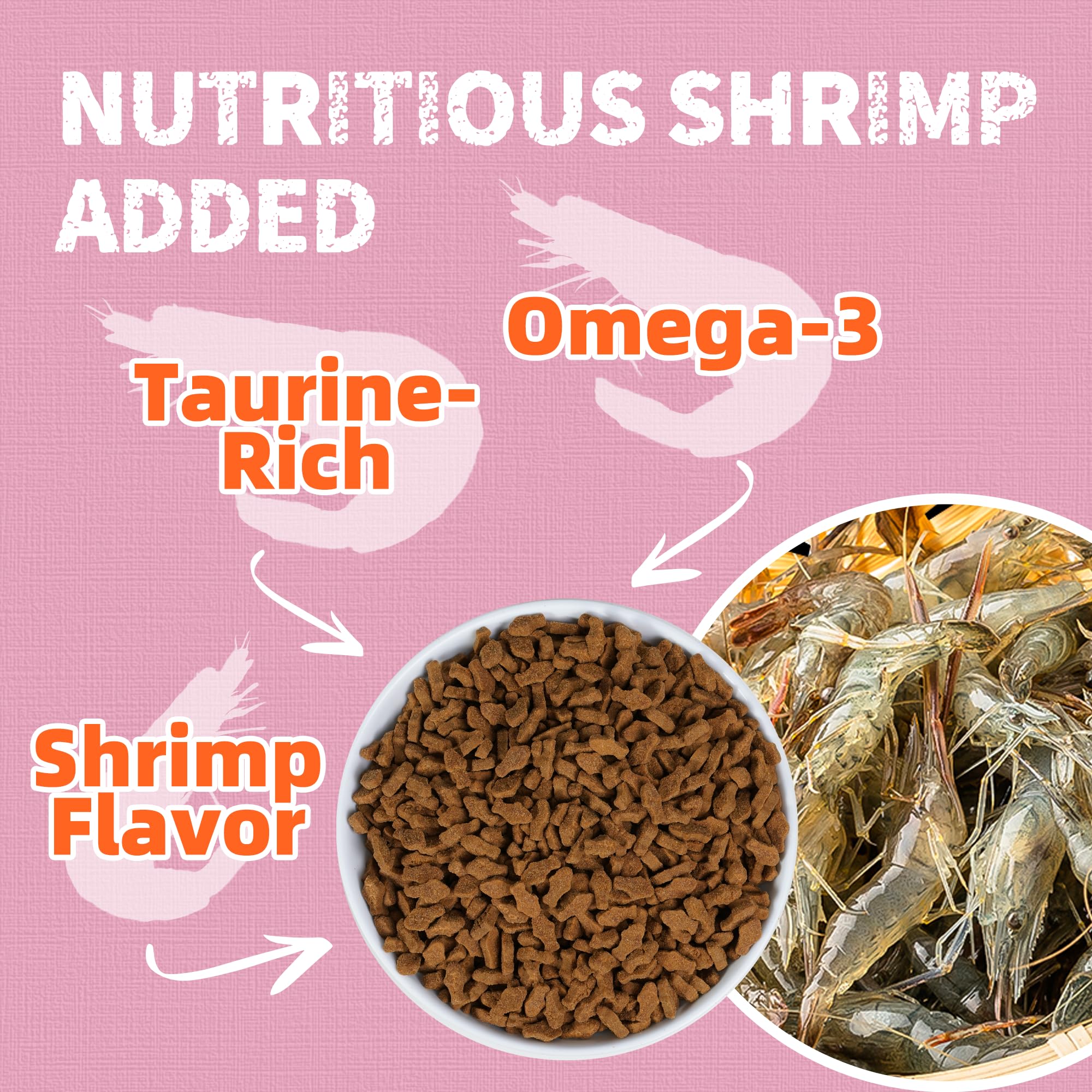 Just Try Shrimp Cat Treats crunchy texture closeup — helps clean teeth during snacking
