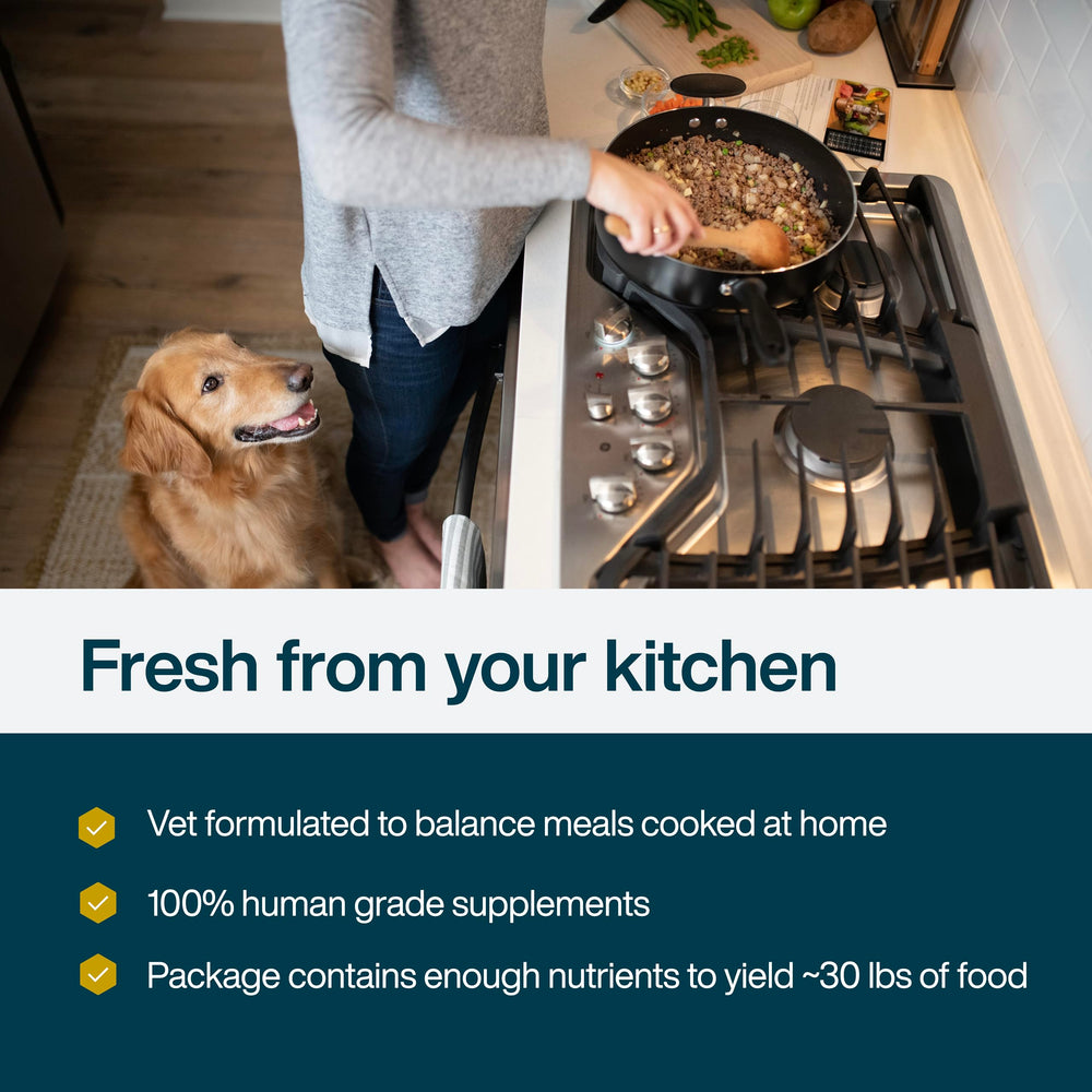 JustFoodForDogs ready-to-serve portions shown in a bowl.