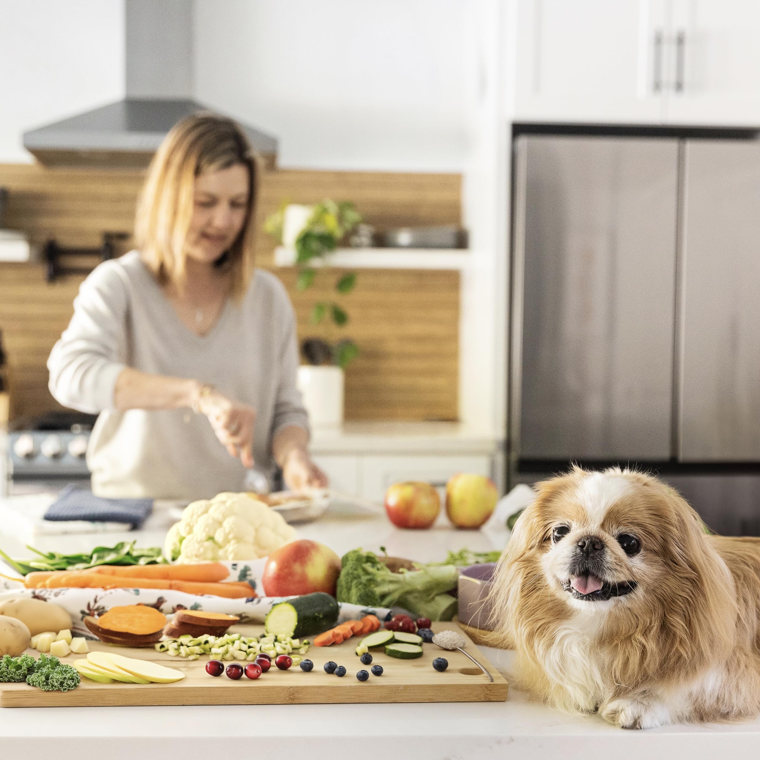 JustFoodForDogs vet-developed formulation label highlights FDA-regulated nutraceuticals.
