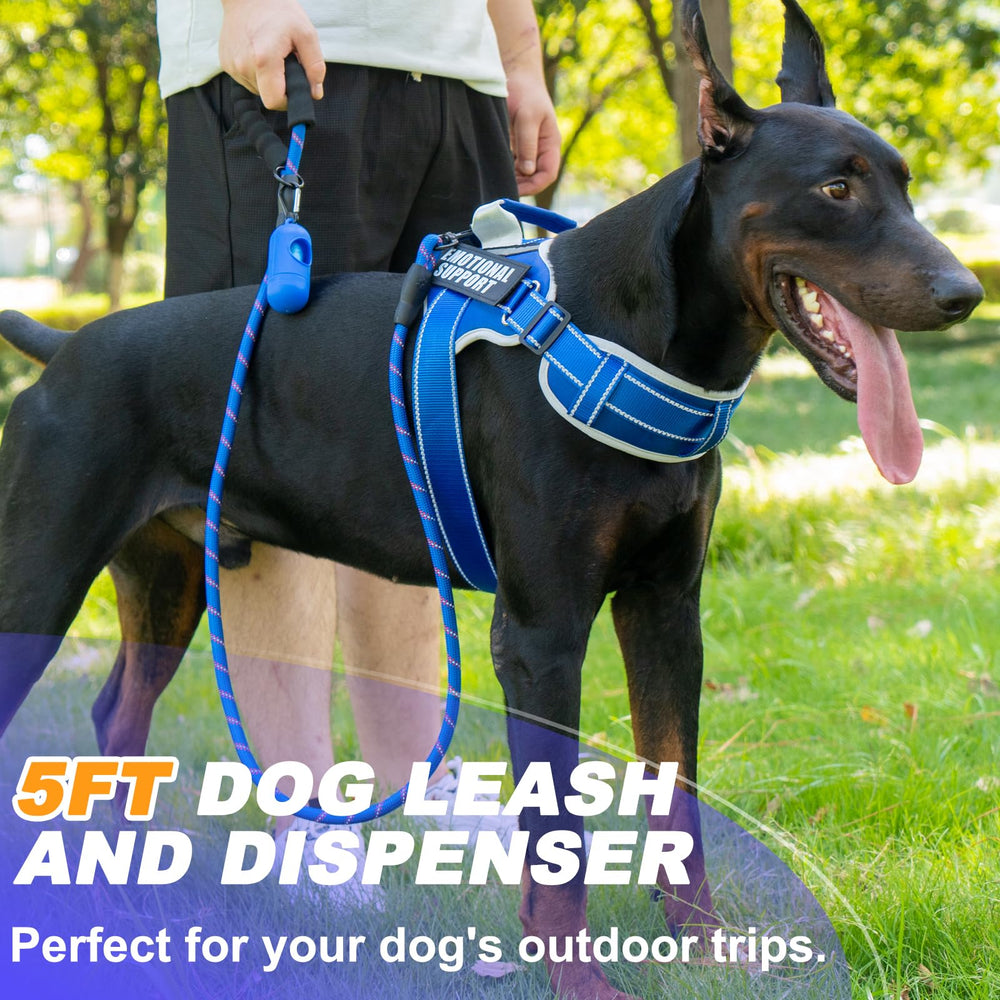 JUSTYEZI adjustable harness fits various dog sizes