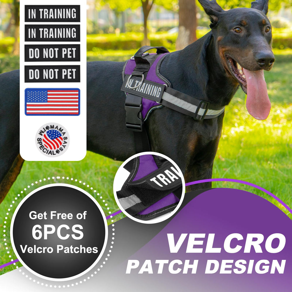 JUSTYEZI dog harness adjustable strap detail shows customizable fit for growing dogs.