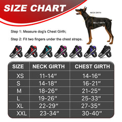 JUSTYEZI Essential Dog Harness easy-on overhead design for quick fitting