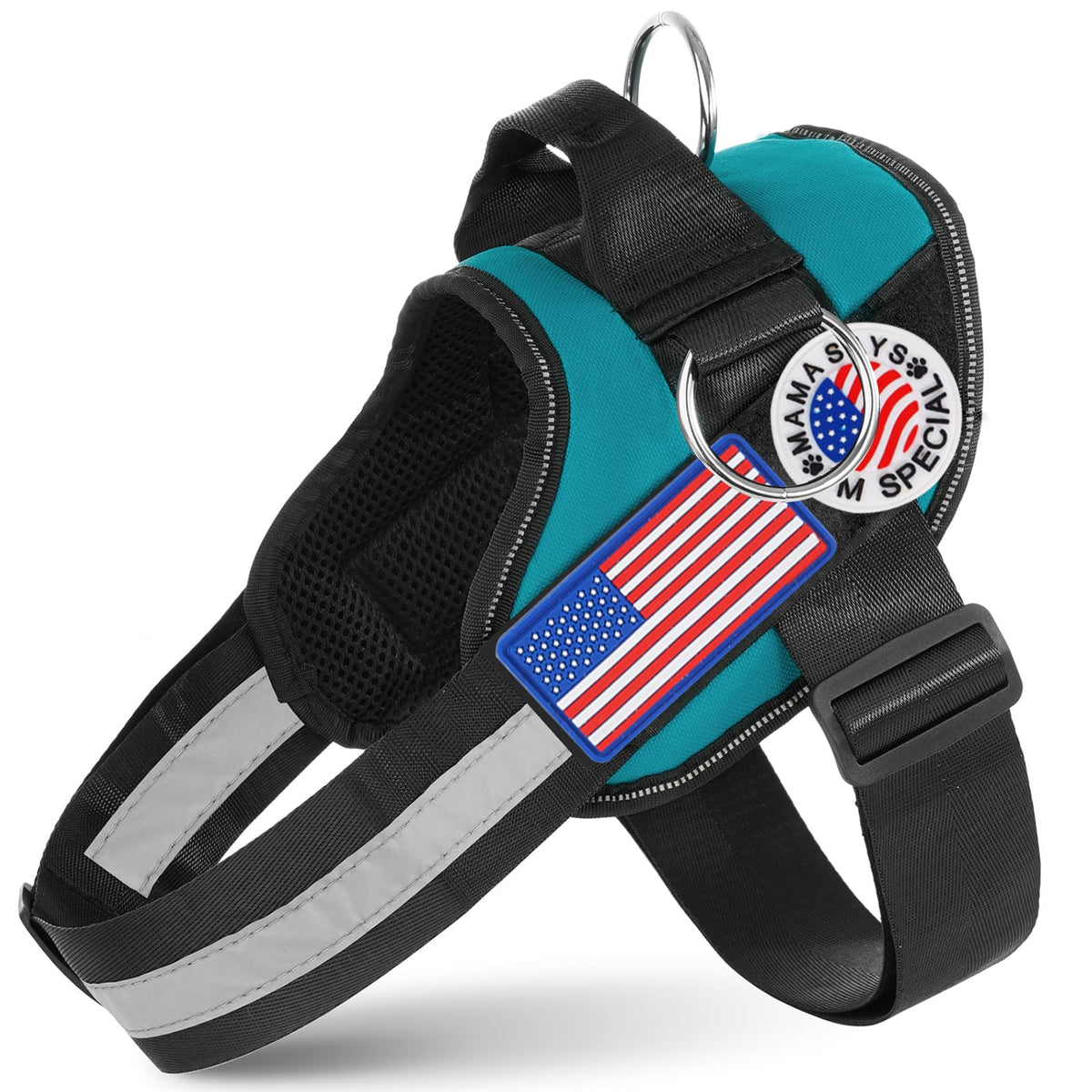 JUSTYEZI Essential Dog Harness no-pull view supports comfortable, strain-free walks