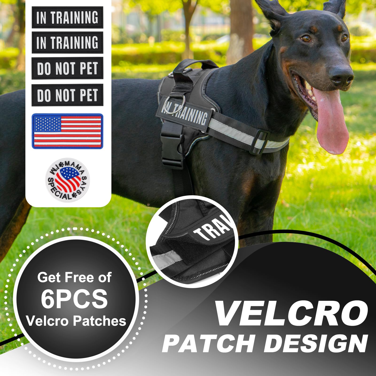 JUSTYEZI no-pull harness adjustable straps ensuring gentle control during enthusiastic daily walks