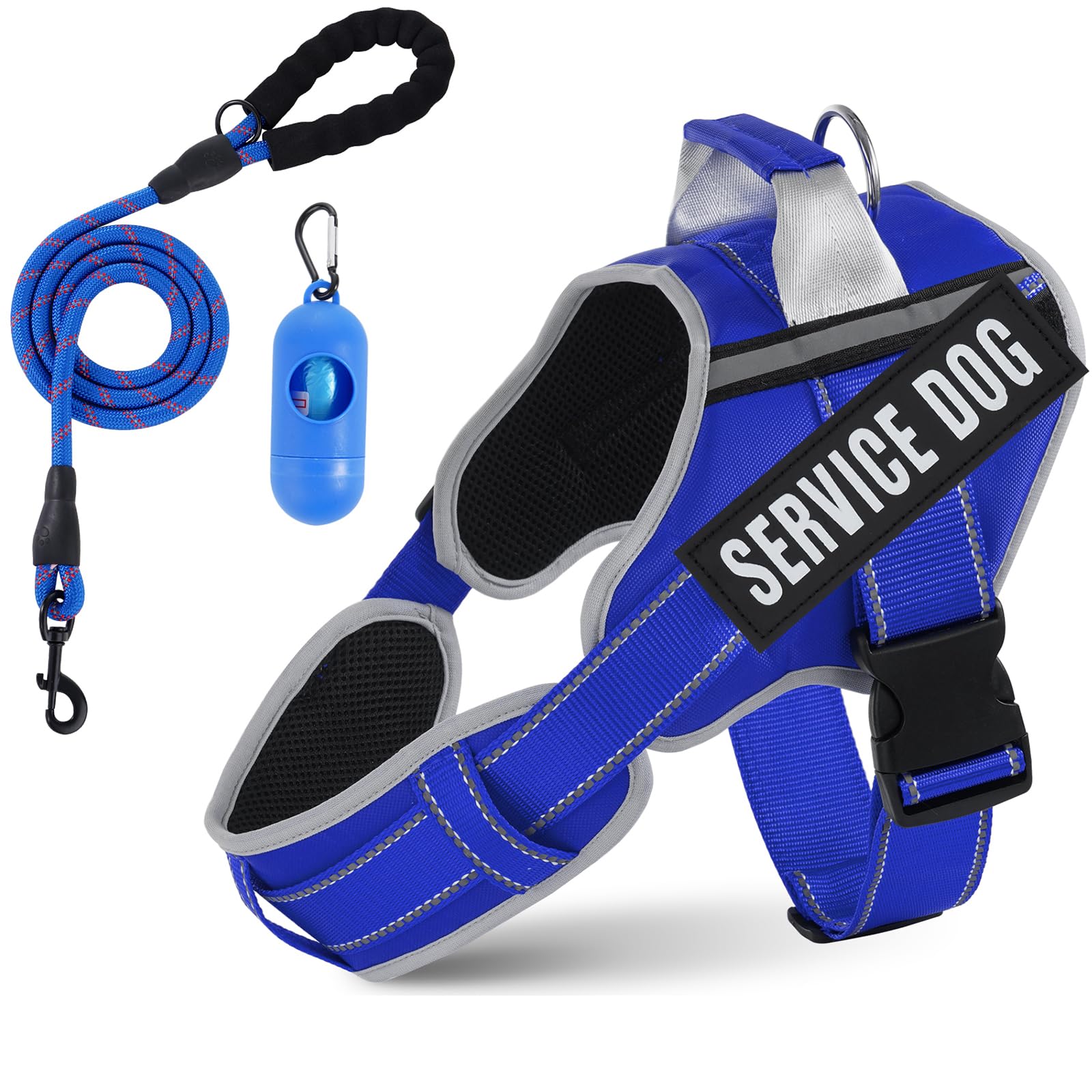 JUSTYEZI poop bag dispenser on harness simplifies outdoor trips
