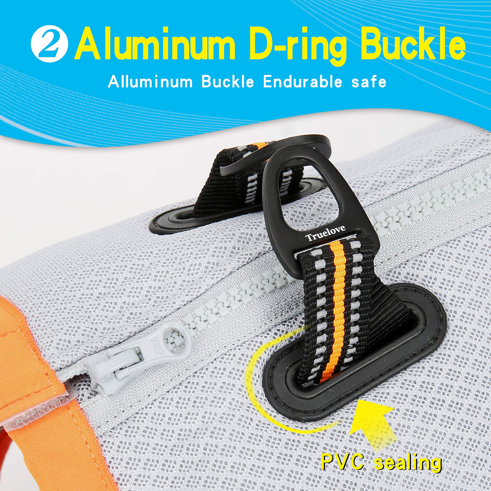 JUXZH Truelove vest showing reflective nylon and light color for safety