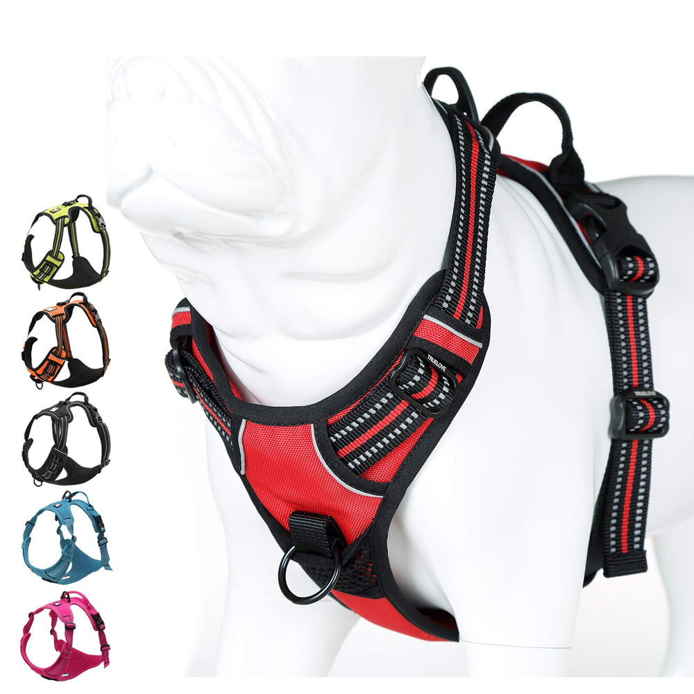 JUXZH Truelove harness back clip for secure leash control on daily walks.