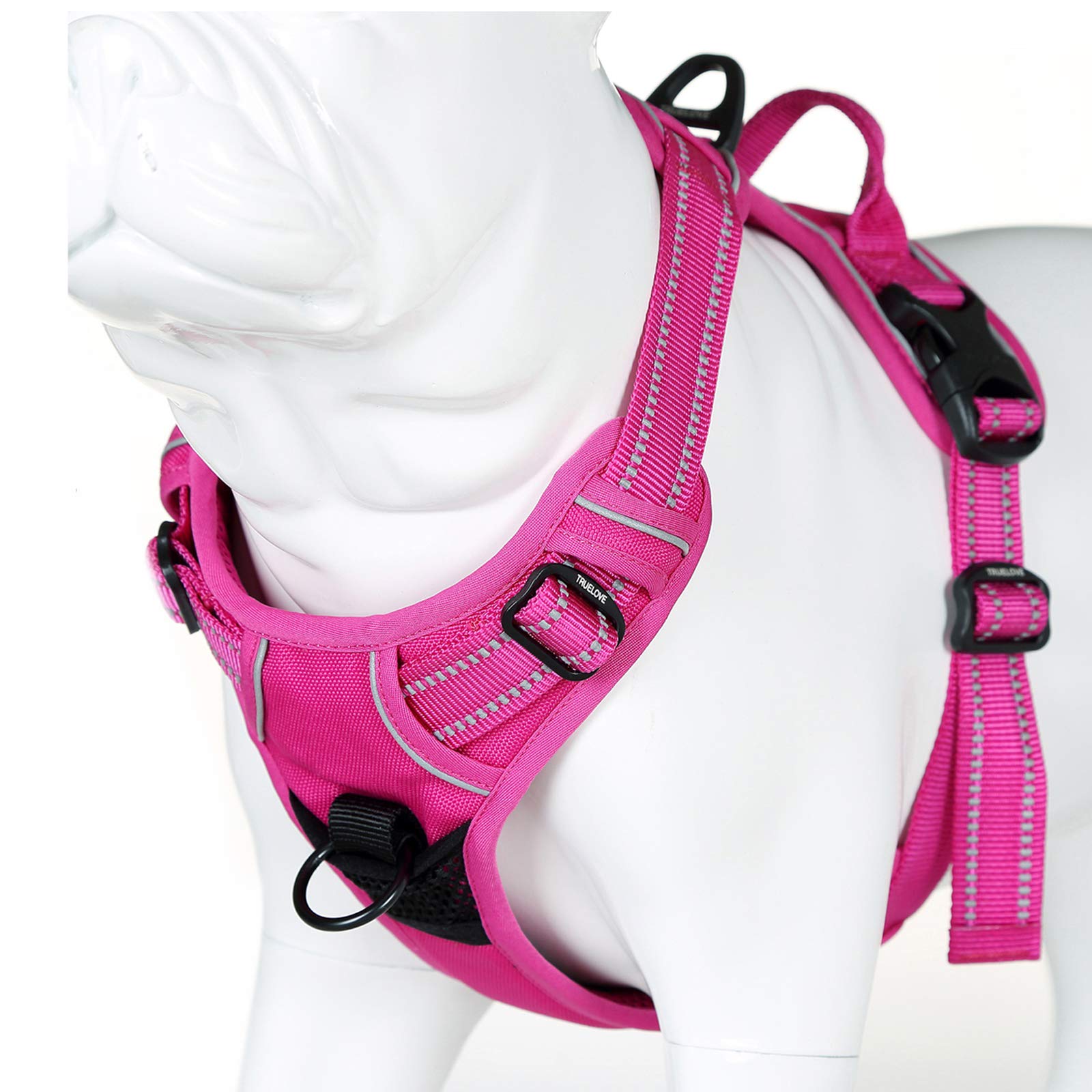JUXZH Truelove dual-leash attachments support back or chest control on outings