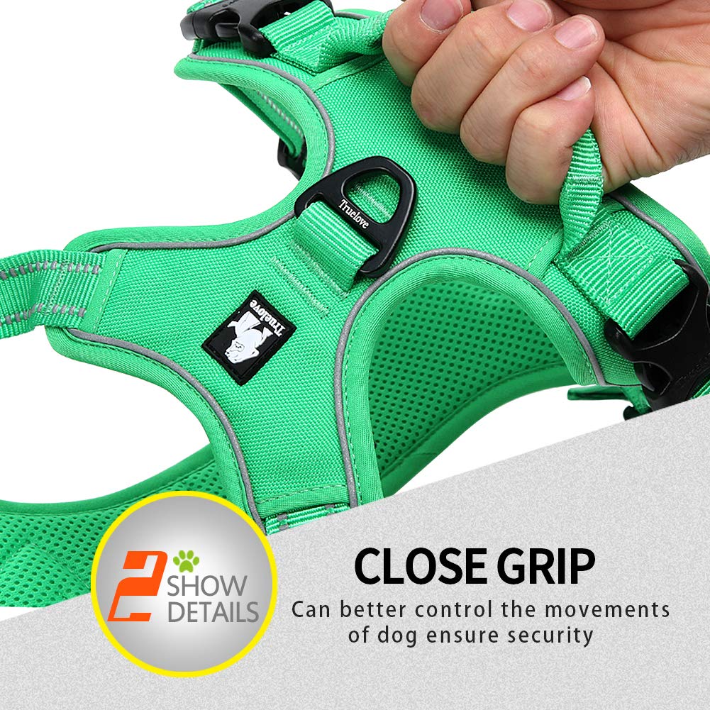 JUXZH Truelove sturdy handle supports car-seatbelt attachment during rides.
