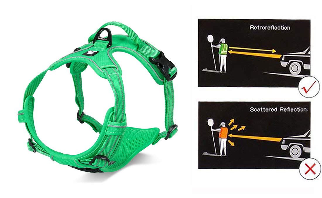 JUXZH Truelove chest O-ring showcases dual-leash versatility for safer training.
