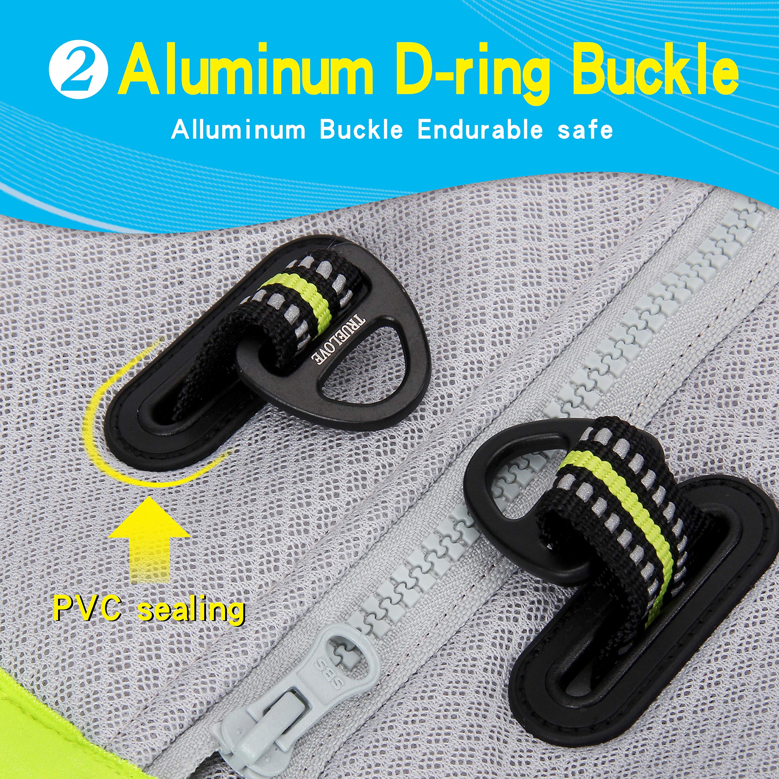JUXZH Truelove reflective nylon webbing enhances night visibility during walks.