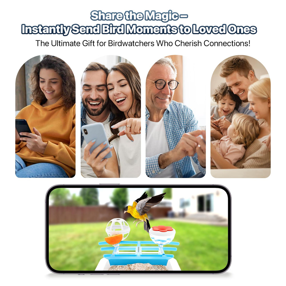 juzjuly smart bird feeder wildlife deterrence protects your garden while inviting preferred species.