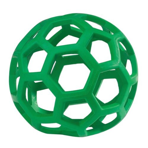 JW Pet Tough By Nature Hol-ee Roller treat-stuffing fun for interactive rewards.