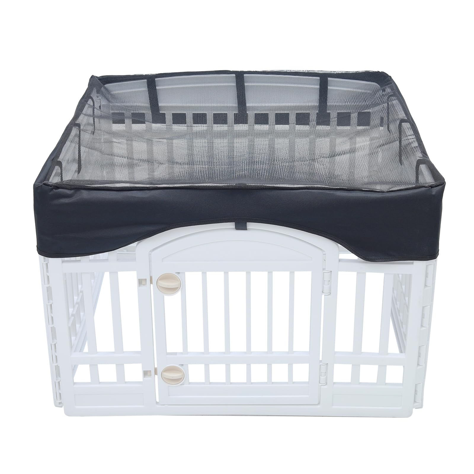 JWXQS dog playpen mesh top cover durability for daily puppy sessions