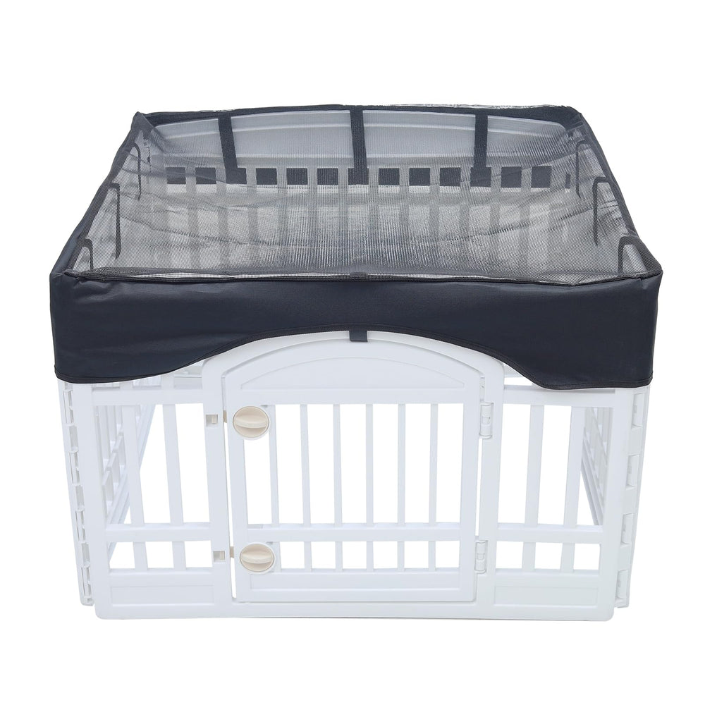 JWXQS dog playpen mesh top cover durability for daily puppy sessions