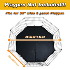 JWXQS dog playpen pad bottom cover protects floors during training.