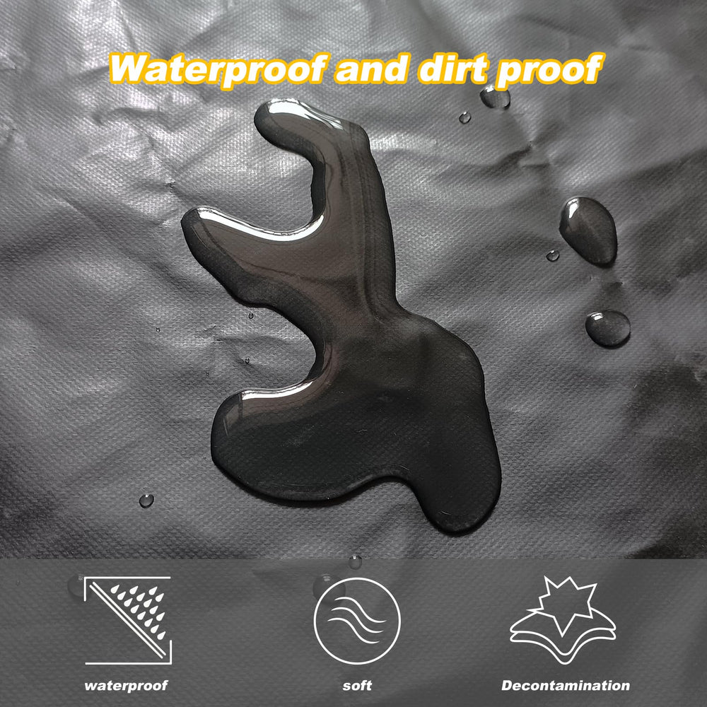 JWXQS dog playpen pad top cover leak-proof fabric closeup shows durable protection.