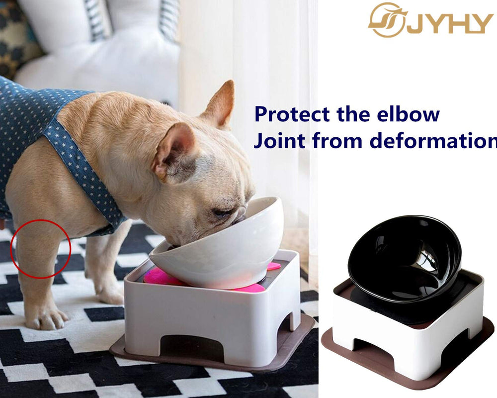JYHY Bulldog Bowl dishwasher-safe ceramic for simple cleanup.