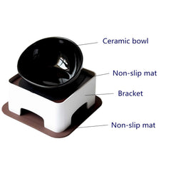 JYHY Bulldog Bowl wide-mouth design eases loading and reduces spills.