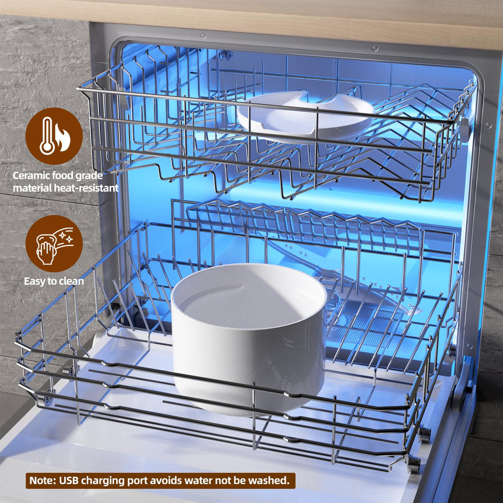 Jzla Pro dishwasher-safe ceramic tray makes cleanup easy