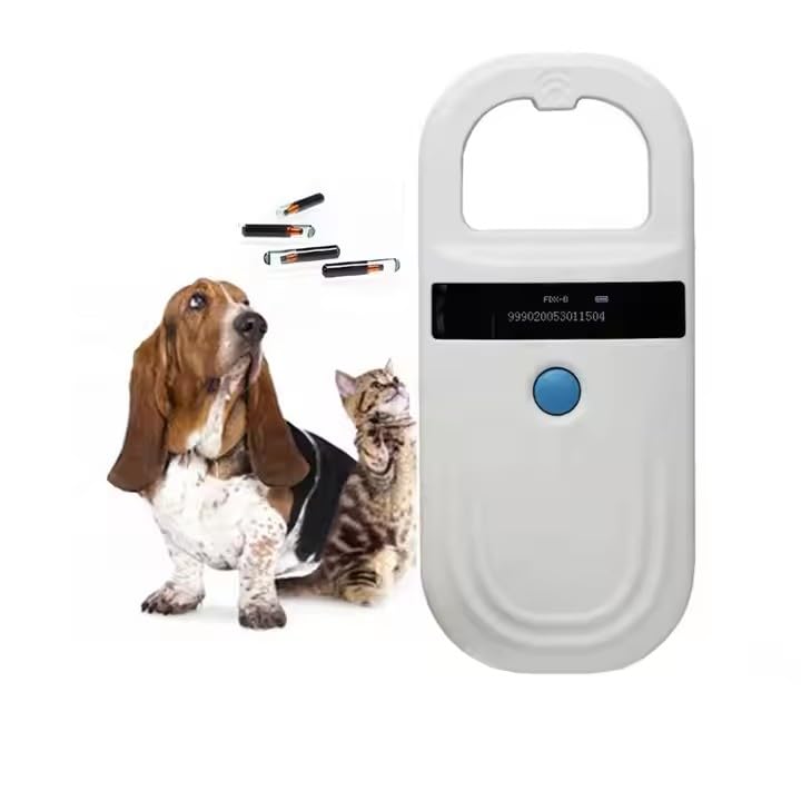 JZLHGOFYTD pet microchip scanner stores up to 20000 tag records for quick lookup.