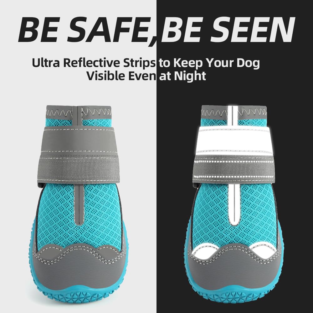 JZXOIVA dog shoes during winter snow use for warmth and coverage
