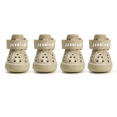 JZXOIVA dog shoes for hot pavement with heat protection during sunny walks.