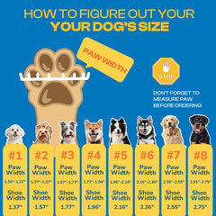 JZXOIVA paw-protecting dog booties on hardwood floor help reduce wear.
