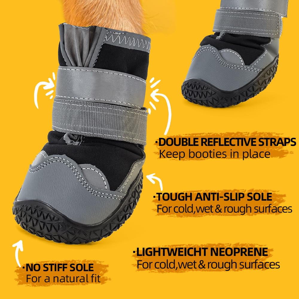 JZXOIVA paw protectors guard hardwood floors and reduce nail damage.