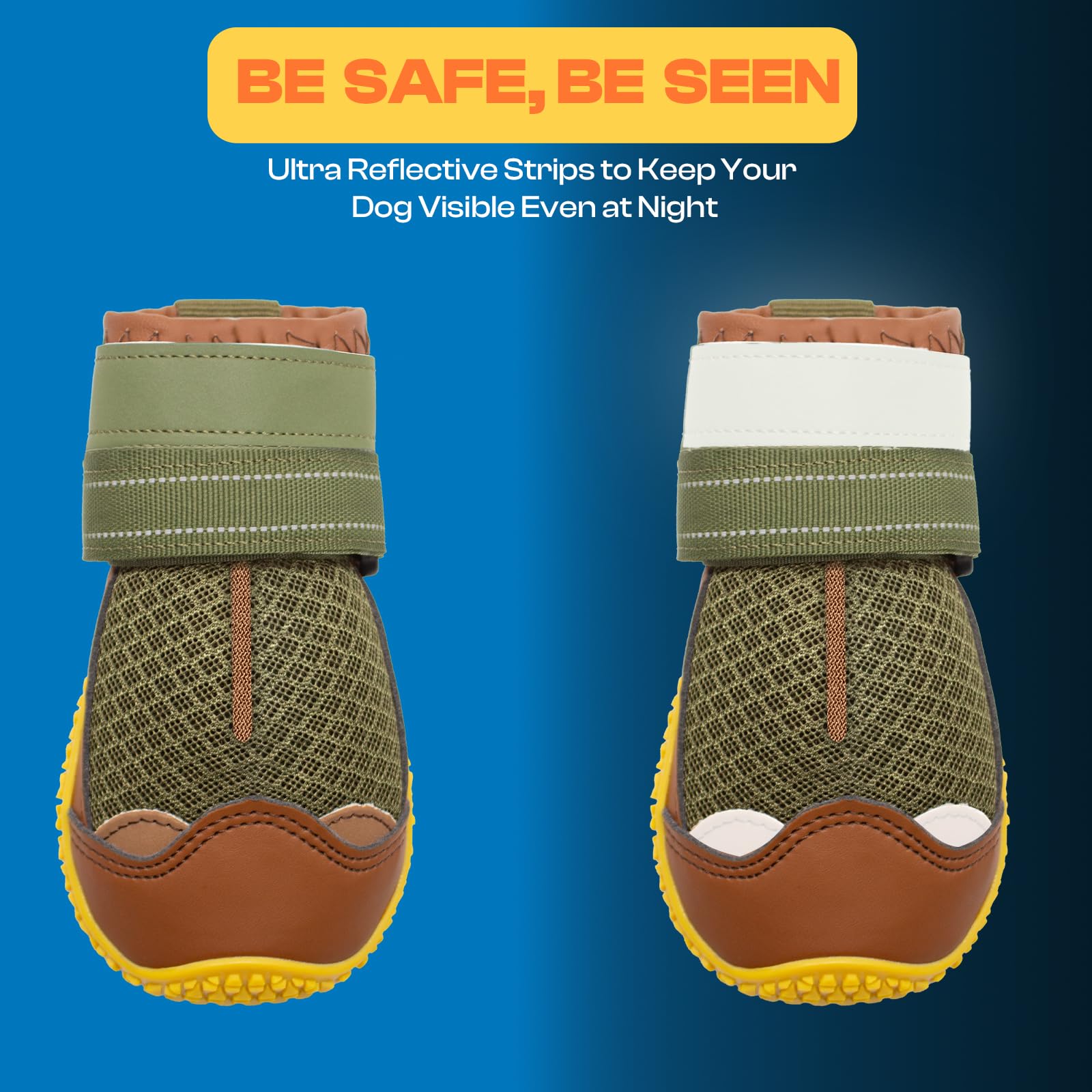 JZXOIVA winter-ready booties provide snow and ice protection for paws