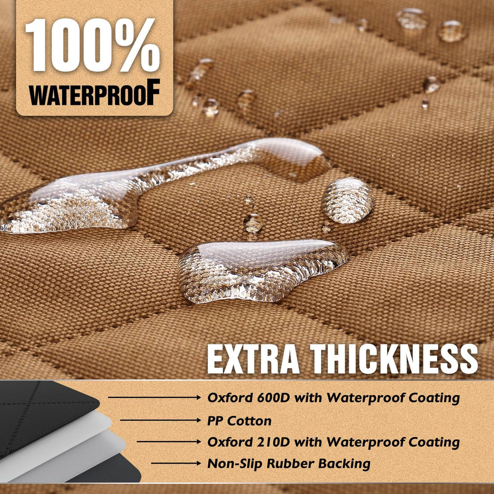 K KNODEL dog seat cover easy installation with anchors and straps for quick setup.