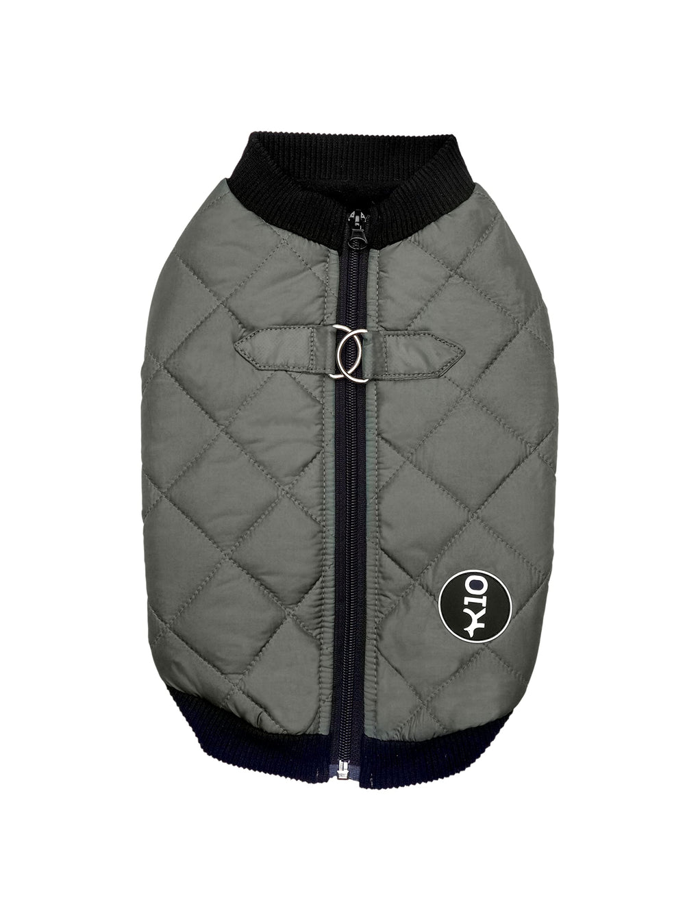 K10 Quiltee Coat soft polar fleece lining adds warmth on chilly walks.