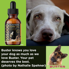 K2xLabs Buster's omega-3-6-9 balance with flavonoids supporting overall pet wellness