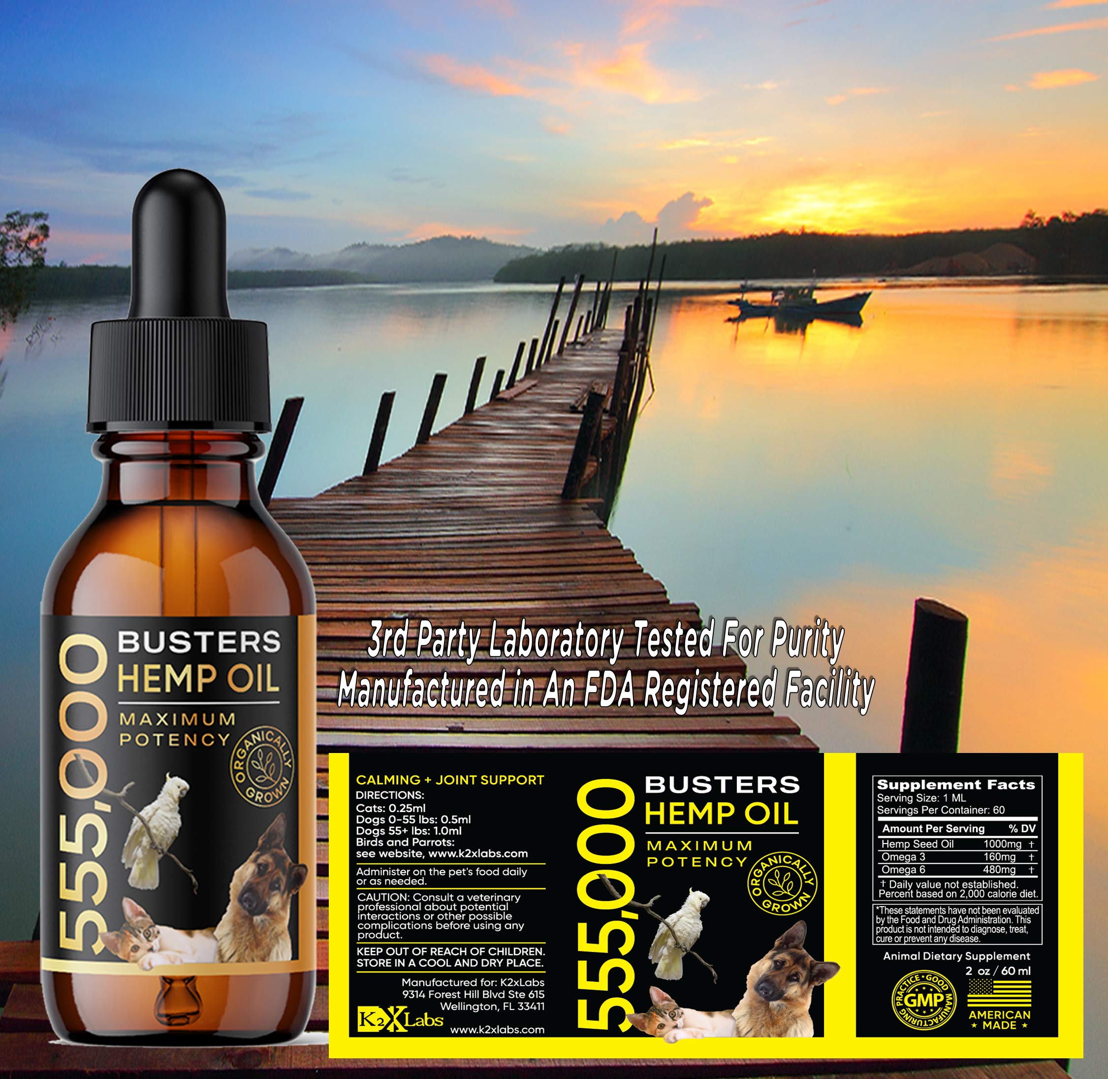 K2xLabs dog joint support hemp oil use in active lifestyle