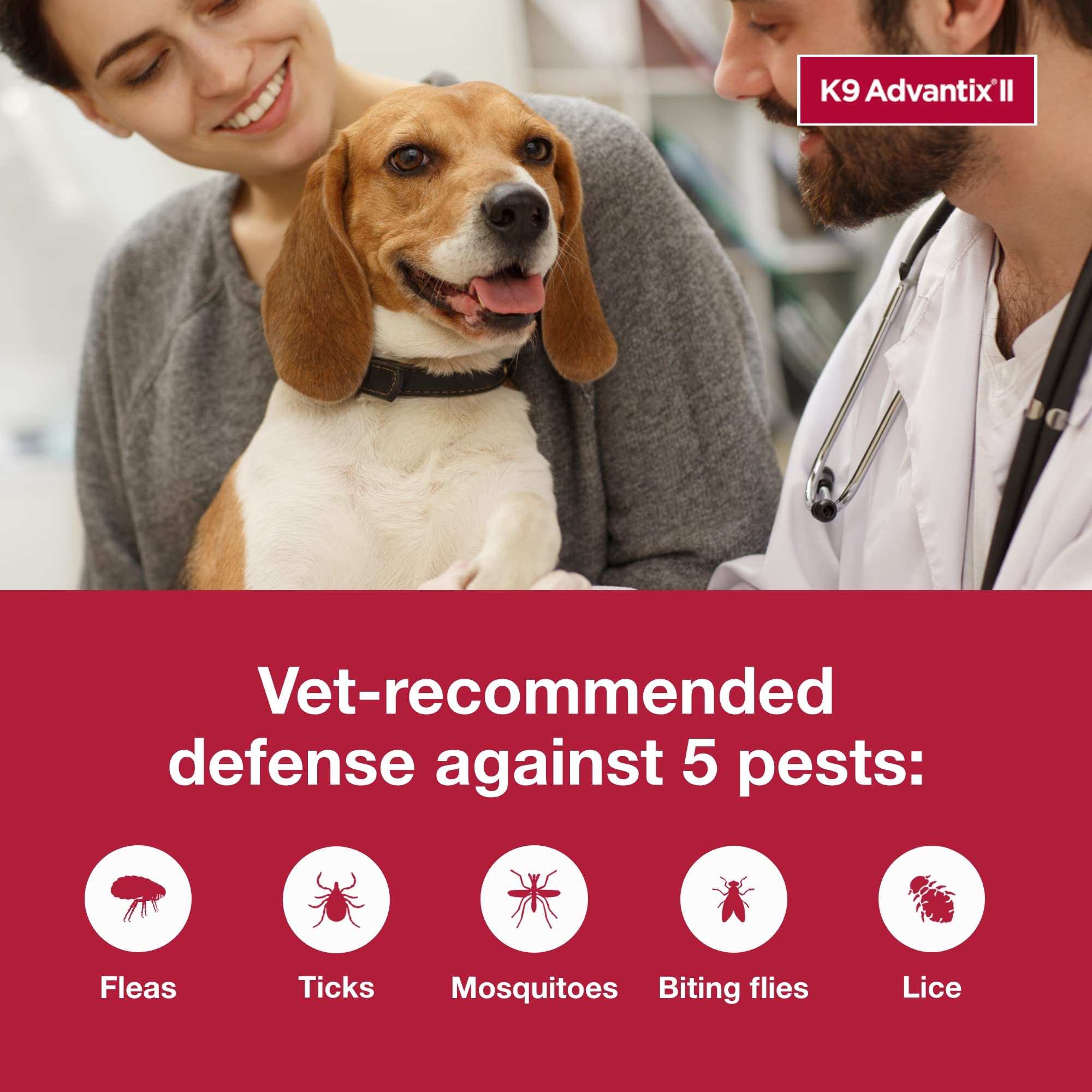 K9 Advantix II fragrance-free label communicates gentle care for sensitive dogs.