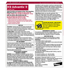 K9 Advantix II large dog pack shows multi-dose options for monthly treatment