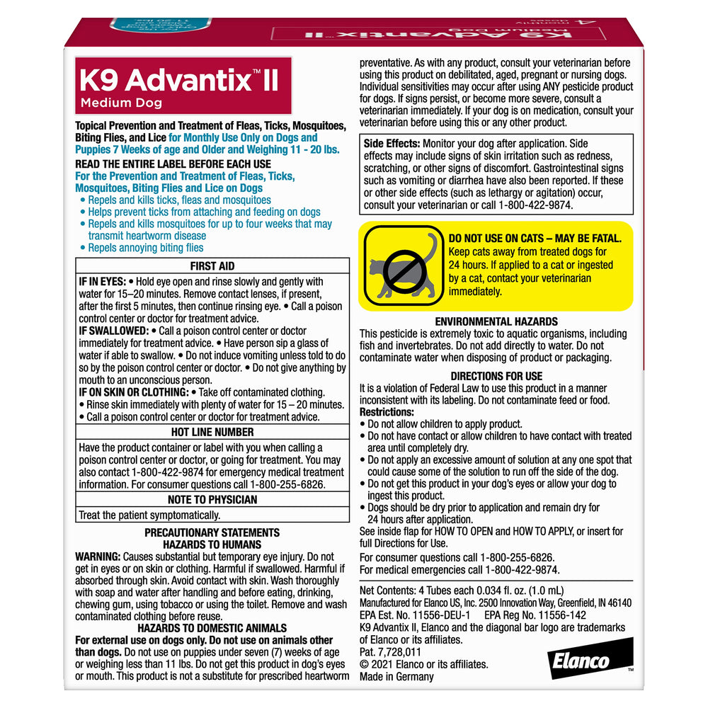 K9 Advantix II spot-on application shows simple, fast topical treatment for dogs.